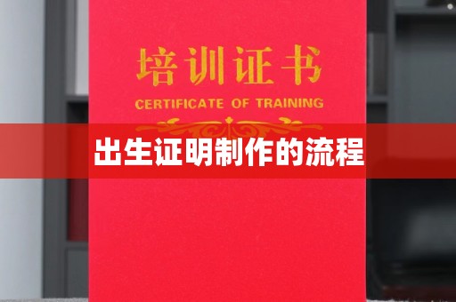 赤壁出生证明制作的流程