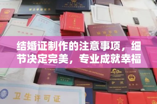 赤壁结婚证制作的注意事项，细节决定完美，专业成就幸福